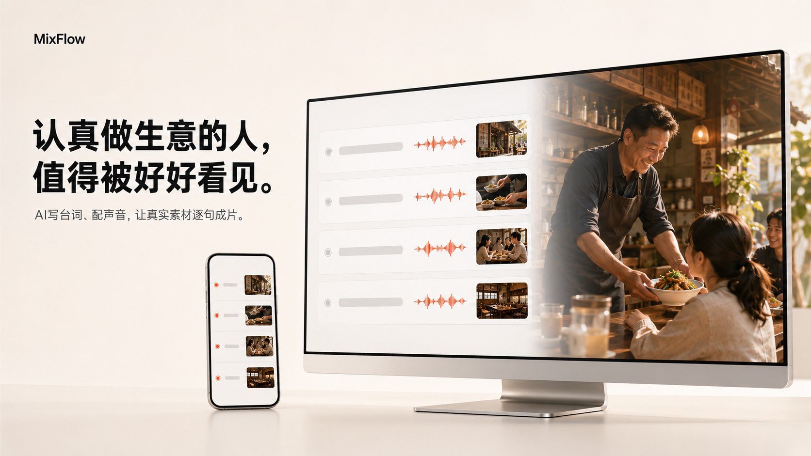 MixFlow AI 短视频制作工作台